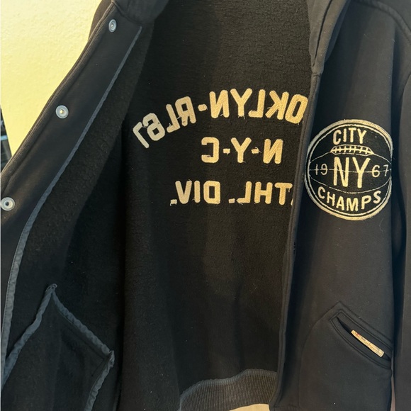 RALPH LAUREN POLO NEW YORK CITY SNAP BUTTON HOODIE SWEATSHIRT (XL) - Picture 11 of 13